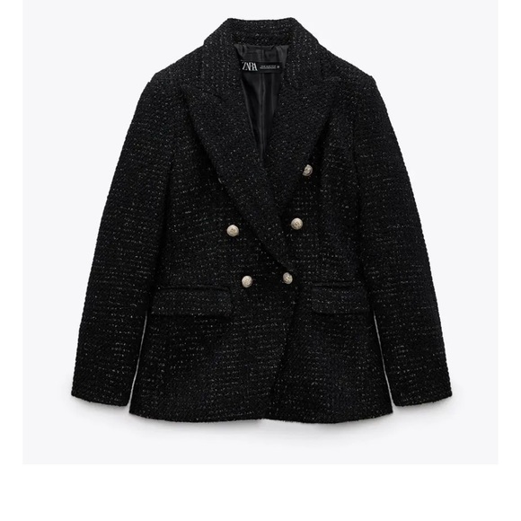 NWT ZARA never been worn blazer . Size L - Picture 2 of 5